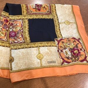 Carlisle Silk orange scarf
